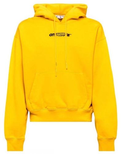 Off-White c/o Virgil Abloh Off- Off Hand Painters Oversized Hoodie Cotton - Yellow