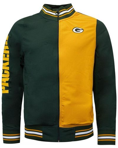 Fanatics Bay Packers Track Jacket - Yellow