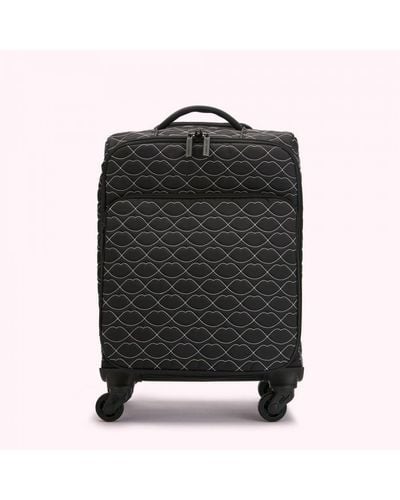 Lulu Guinness And Chalk Quilted Felicity Suitcase - Black