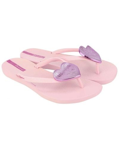 Ipanema Girls Girl's Maxi Heart Beach Shoe - Pink