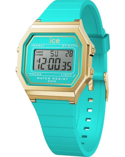 Ice-watch Ice Watch Ice Digit Retro Curacao 022055 Silicone - Blue