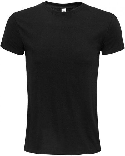 Sol's Adult Epic Organic T-Shirt (Deep) - Black