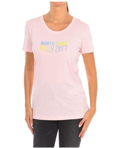 North Sails Short Sleeve T-Shirt 9024290 - Pink