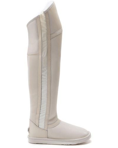 Australia Luxe Nerio Satin Pale Boots - White