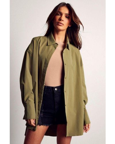 MissPap Extreme Oversized Shirt - Green