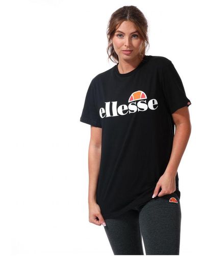 Ellesse Albany T-shirt Voor , Zwart