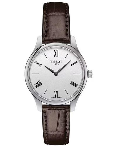Tissot 5.5 Lady Watch T0632091603800 Leather (Archived) - White