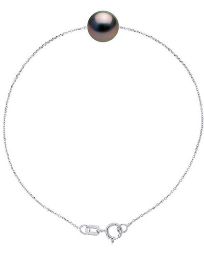 Diadema Armband Tahitian Pearl Ronde 8-9 Mm Chain Convict White Gold - Wit