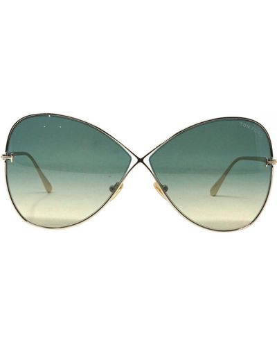 Tom Ford Nickie Ft0842 28P Rose Sunglasses - Green