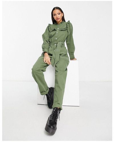 Miss selfridge cheap green suit