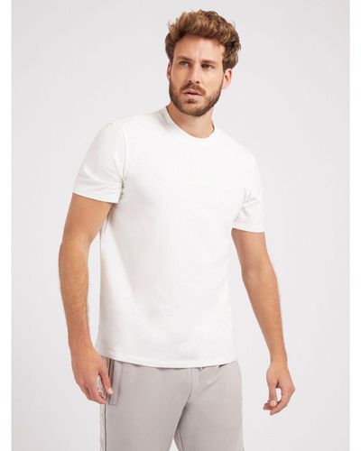 Guess Short Sleeve Alphy T-Shirt - White