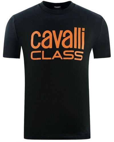 Class Roberto Cavalli Bold Logo T-Shirt - Black