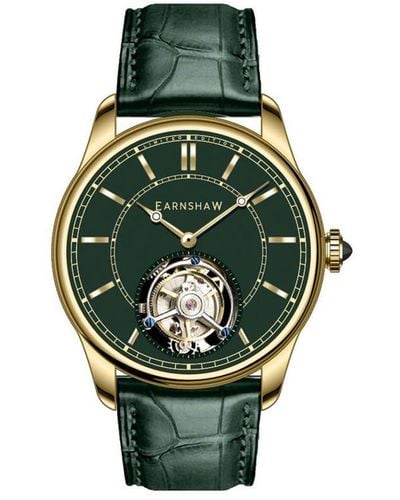 Thomas Earnshaw Gladstone Tourbillon Limited Edition Watch Es-8204-03 - Green