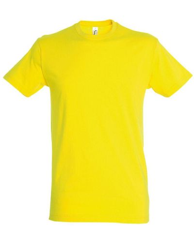 Sol's Regent T-shirt Met Korte Mouwen (citroen) - Geel