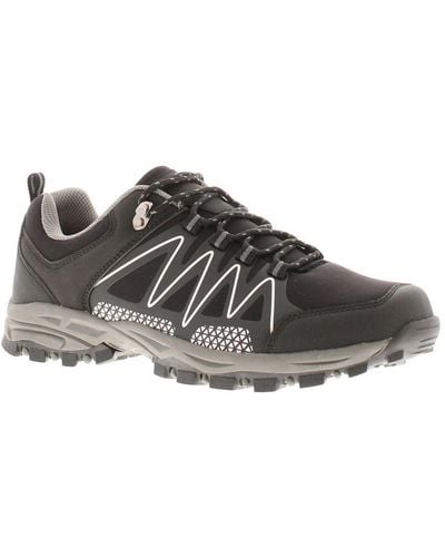 X-hiking Walking Shoes Powell Lace Up - Brown