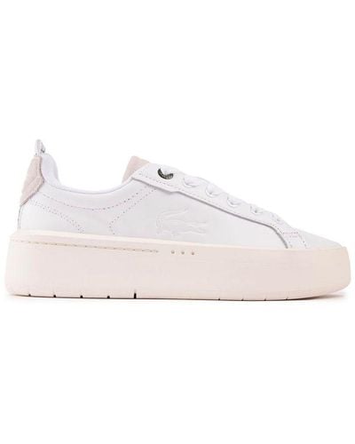 Lacoste Carnaby Platform Trainers - White