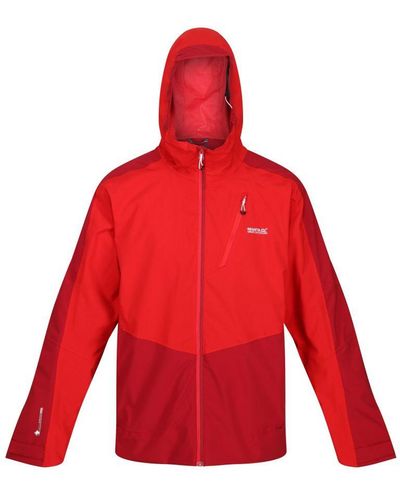 Regatta Highton Stretch Ii Waterproof Jacket (Chinese/Dark) - Red