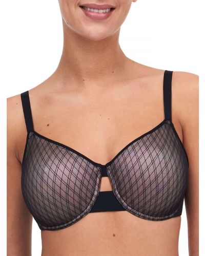 Chantelle Smooth Lines Very Covering Moulded Bra - Grey