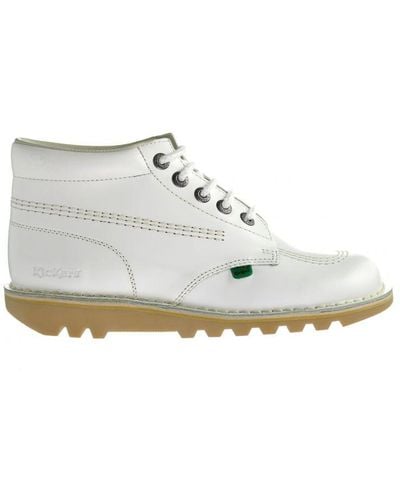 Kickers Kick Hi Core Boots Leather (Archived) - White
