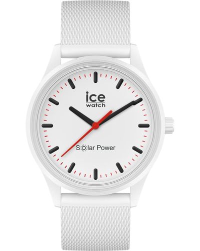 Ice-watch Ice Watch Ice Solar Power - Polar 's White 018390 Silicone - Grey