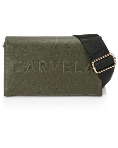 Carvela Kurt Geiger Frame Wallet X Body Bag - Green
