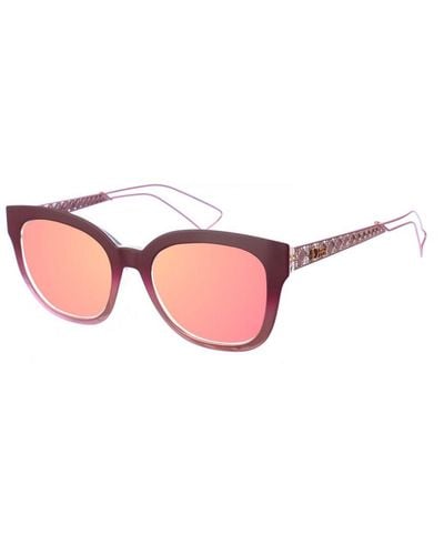 Dior Ama1 Butterfly-Shaped Metal Sunglasses - Pink