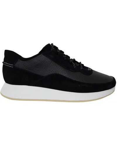 Clarks Originals Kiowa Pace Trainers Leather (Archived) - Black