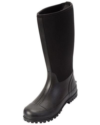 Mountain Warehouse Mucker Neoprene Wellington Boots () - Black