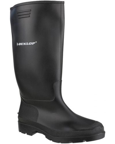 Dunlop Price Master Wellington Waterproof Wellie Boots - Black