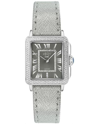 Gv2 12301 Padova Swiss Diamond Watch - Grey