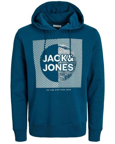 Jack & Jones Sweater Met Capuchon - Blauw