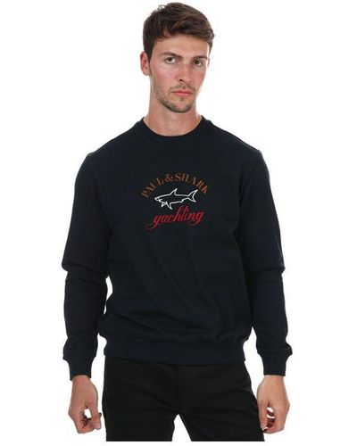 Paul & Shark Sweatshirt Voor , Marineblauw