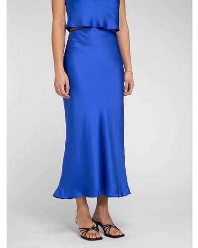 OMNES Riviera Tie Skirt - Blue