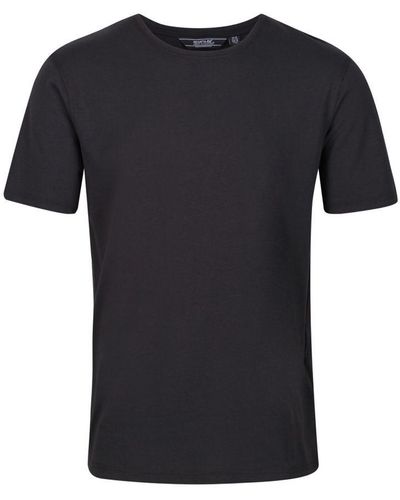Regatta Tait Lichtgewicht Actief T-shirt (as) - Zwart