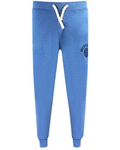 Jack & Jones And Athletic Cuffed Exp Cobalt Sweat Trousers - Blue