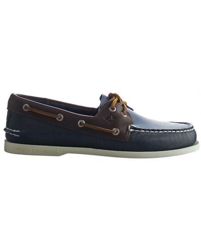 Sperry Top-Sider A/0 2-eye Tri Blue Shoes Leather - Black