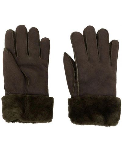 Parajumpers Shearling Tobacco Gloves - Brown