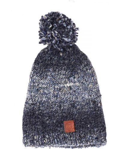 Buff Knitted Hat 99000 - Blue