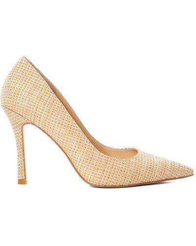 Dune Ladies Atlanta - Heeled Court Shoes - Natural