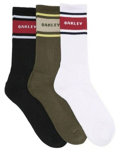 Oakley 3-Pack Long Socks 93318Ovt 100 - Black