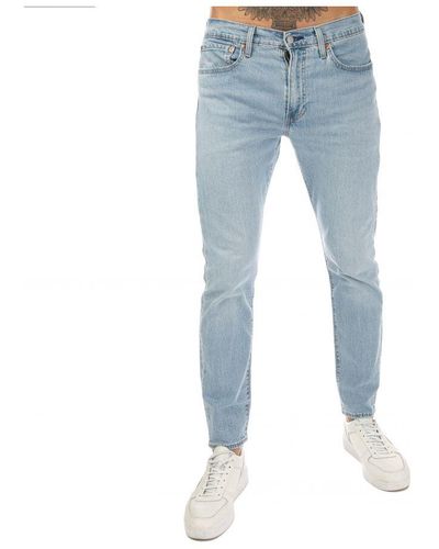 Levi's Levi's 512 Squeezy Lichte Jeans Met Taps Toelopende Pijpen En Slanke Pasvorm - Blauw