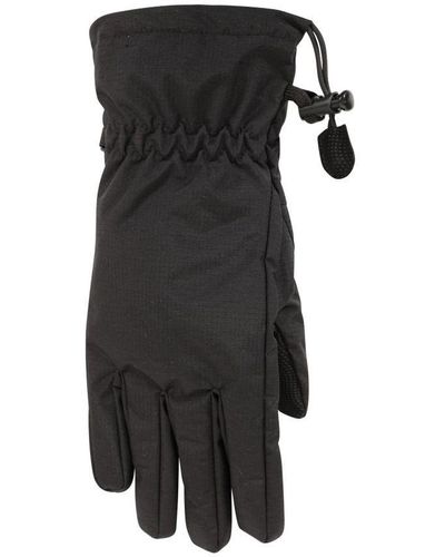 Mountain Warehouse Ladies Classic Waterproof Gloves () - Black