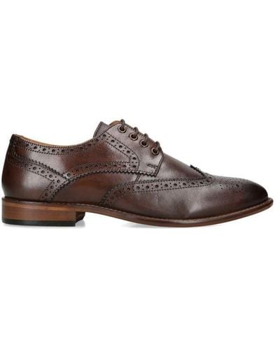 KG by Kurt Geiger Leather Connor Brogues - Brown