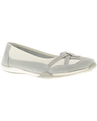 Strollers Flat Shoes Jay Coated Leather Slip On Leather (Archived) - White