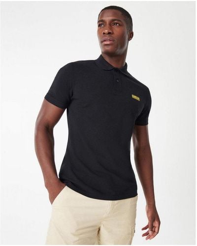 Barbour Essential Short Sleeve Polo - Black