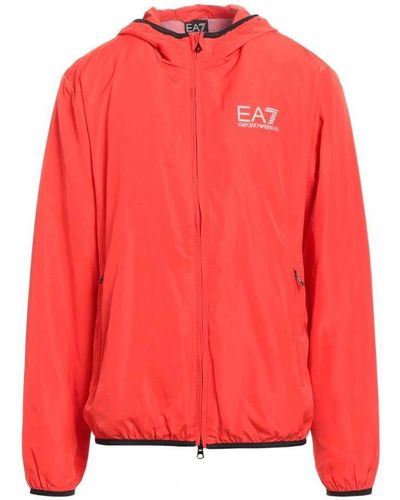 EA7 Grenadine Shell Jacket - Red