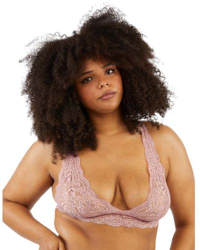 Playful Promises Wwl890 Wolf & Whistle Ariana Bralette Bra - Brown