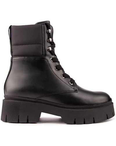 HUGO Kris Lace Up Boots - Black