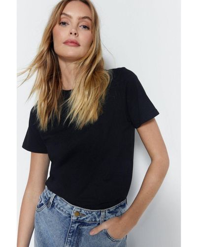 Warehouse Standard Fit T-shirt Cotton - Black