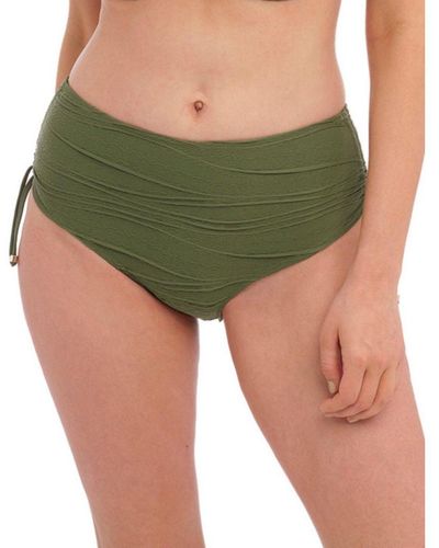 Fantasie 502274 Beach Waves Adjustable Leg Bikini Short Elastane - Green